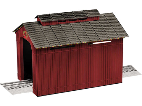 Lionel # 1929090 Lighted Christmas Half-Covered Bridge