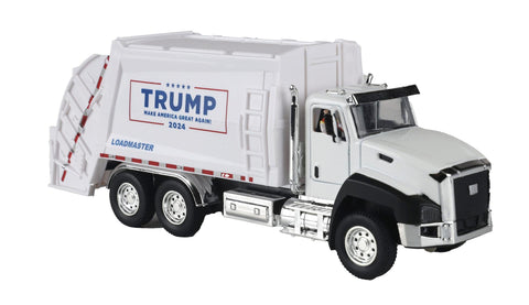 MTH # 20-95796 Donald J. Trump Flat Car with Garbage Truck