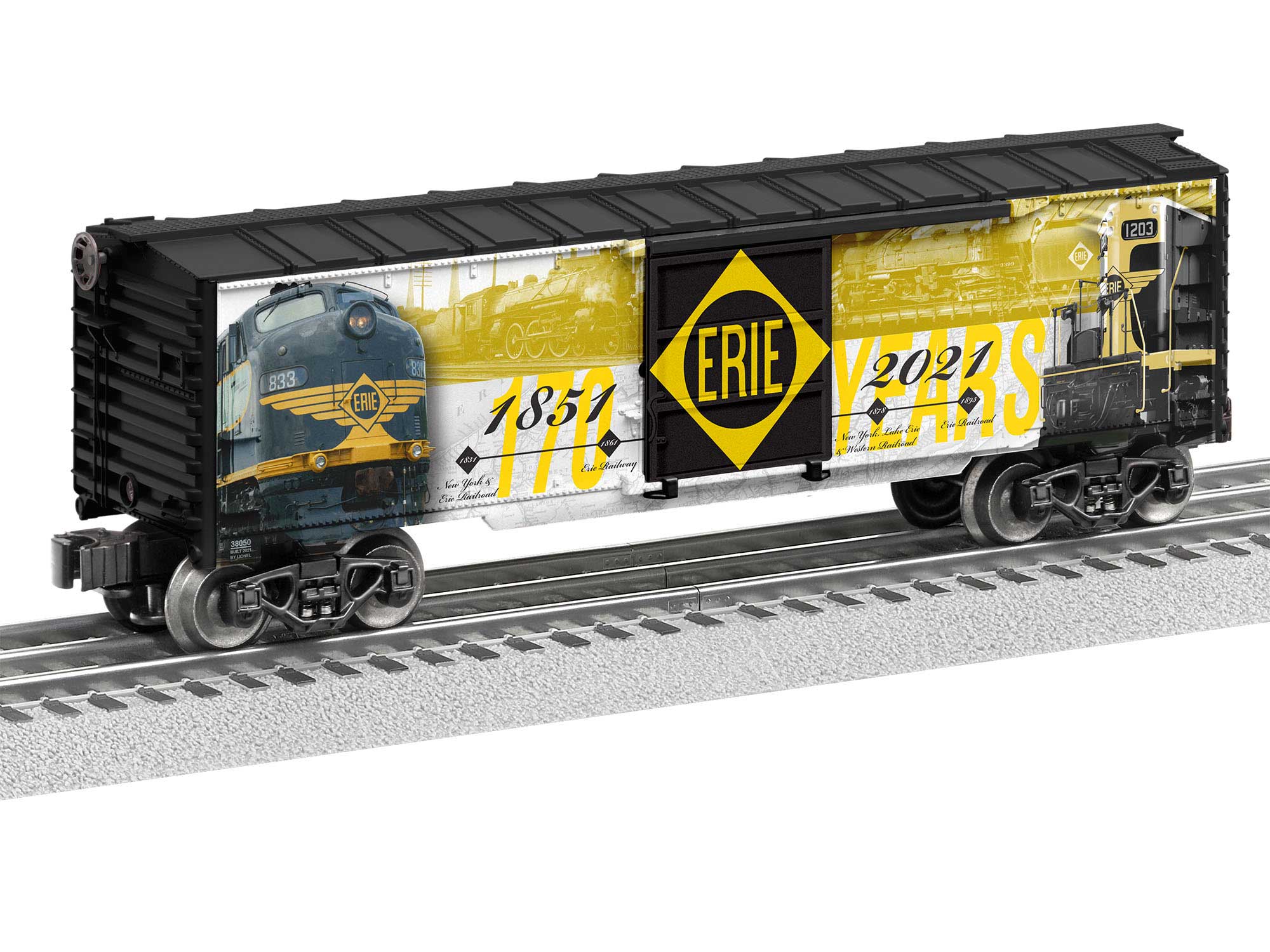 Lionel # 2138050 Erie 170th Anniversary Boxcar