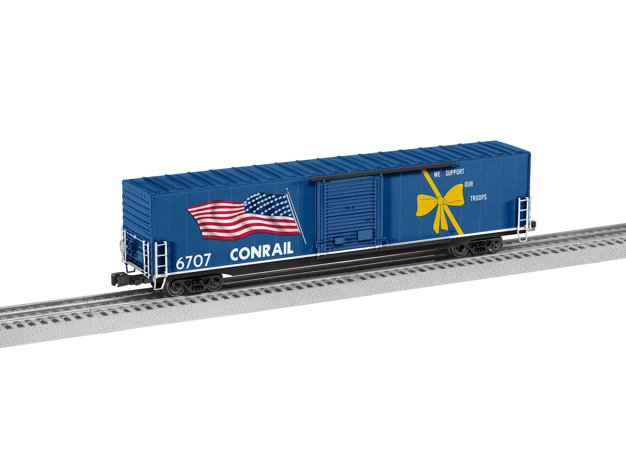 Lionel # 2226850 Contrail Veterans Flag Boxcar