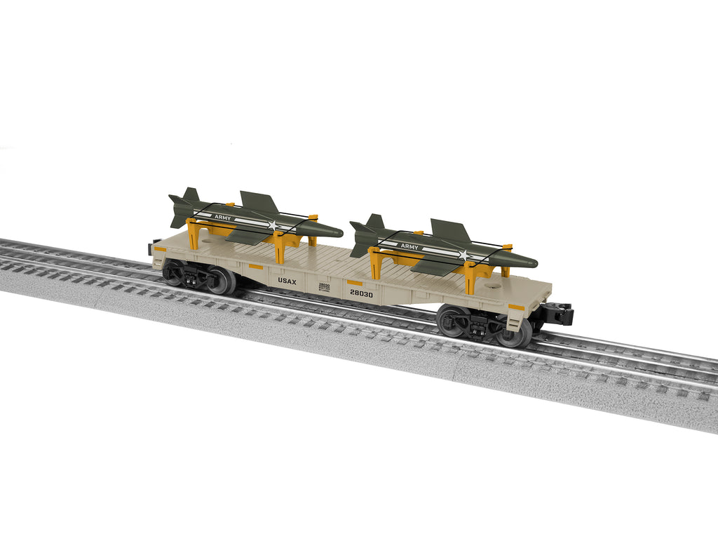 Lionel # 2228030 Army Flatcar with Missiles