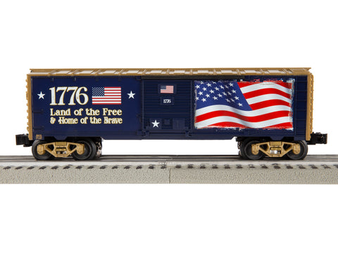 Lionel # 2228410 America Illuminated Boxcar