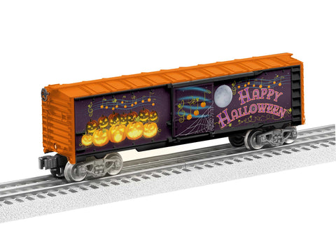 Lionel # 2328370 Halloween Spooky Sounds Illuminated Boxcar