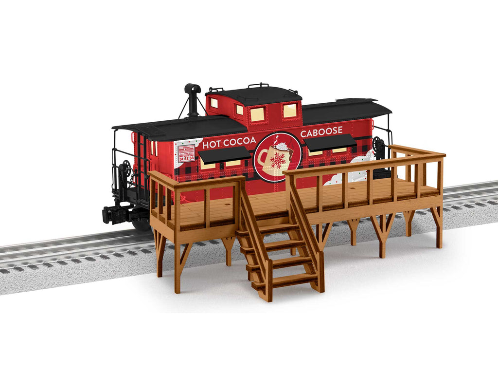 Lionel # 2329170 Hot Cocoa NE Caboose W/Deck Kit