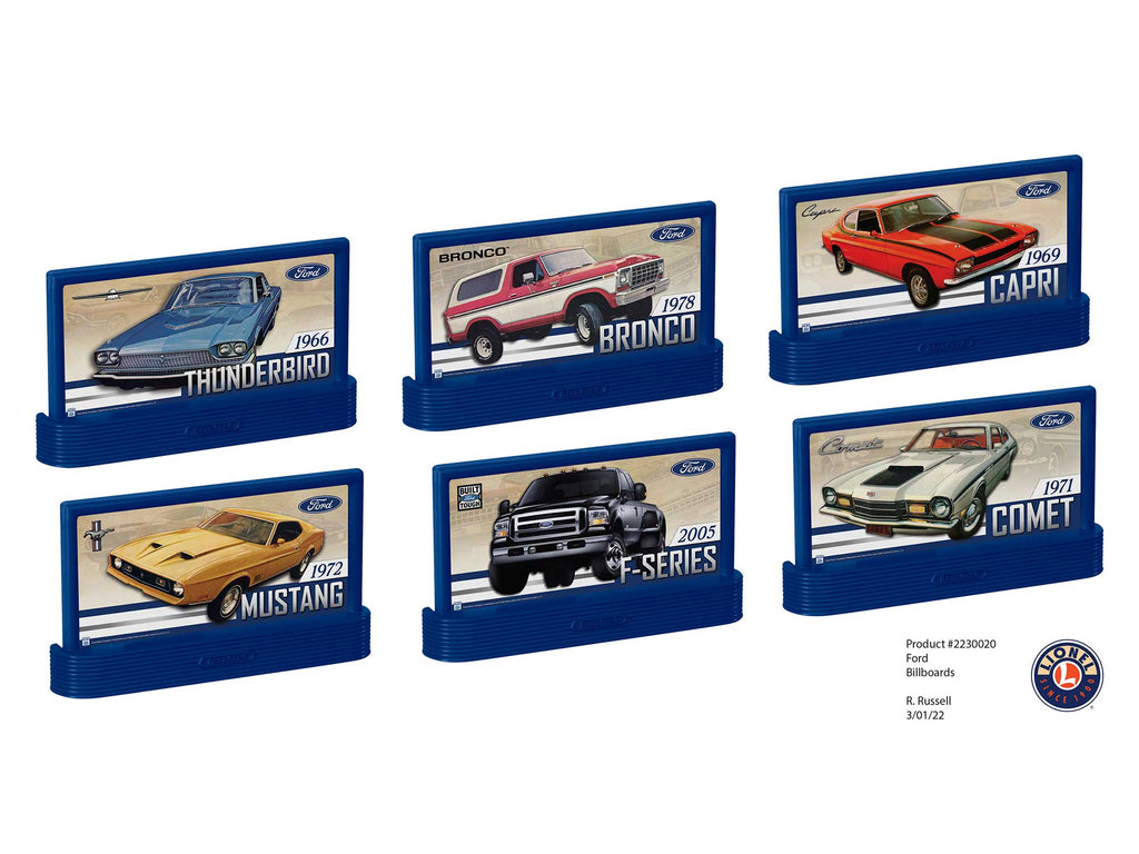 Lionel # 2330020 Ford Billboard Pack