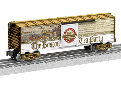 Lionel # 2338090 American History Boston Tea Party Boxcar