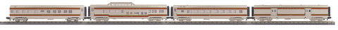 MTH # 30-68240 Santa Fe 4 Car 60' Streamlined Passenger Set