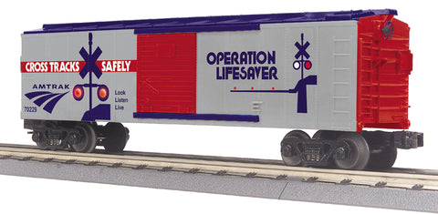 MTH # 30-71121 Amtrak Box Car w/Blinking LED's