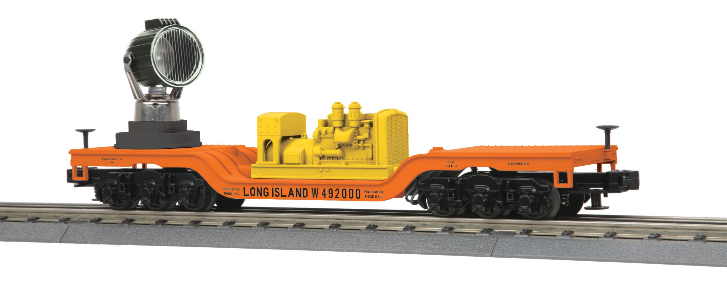 MTH # 30-79394 Long Island Die-Cast Searchlight Car