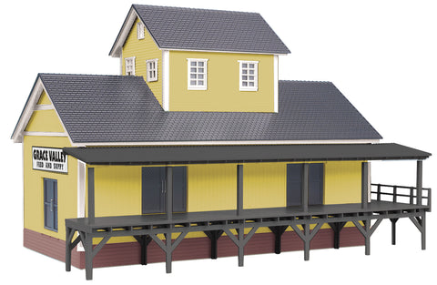 MTH # 30-90082 Grace Valley Feed and Supply Dry Goods Transfer Warehouse