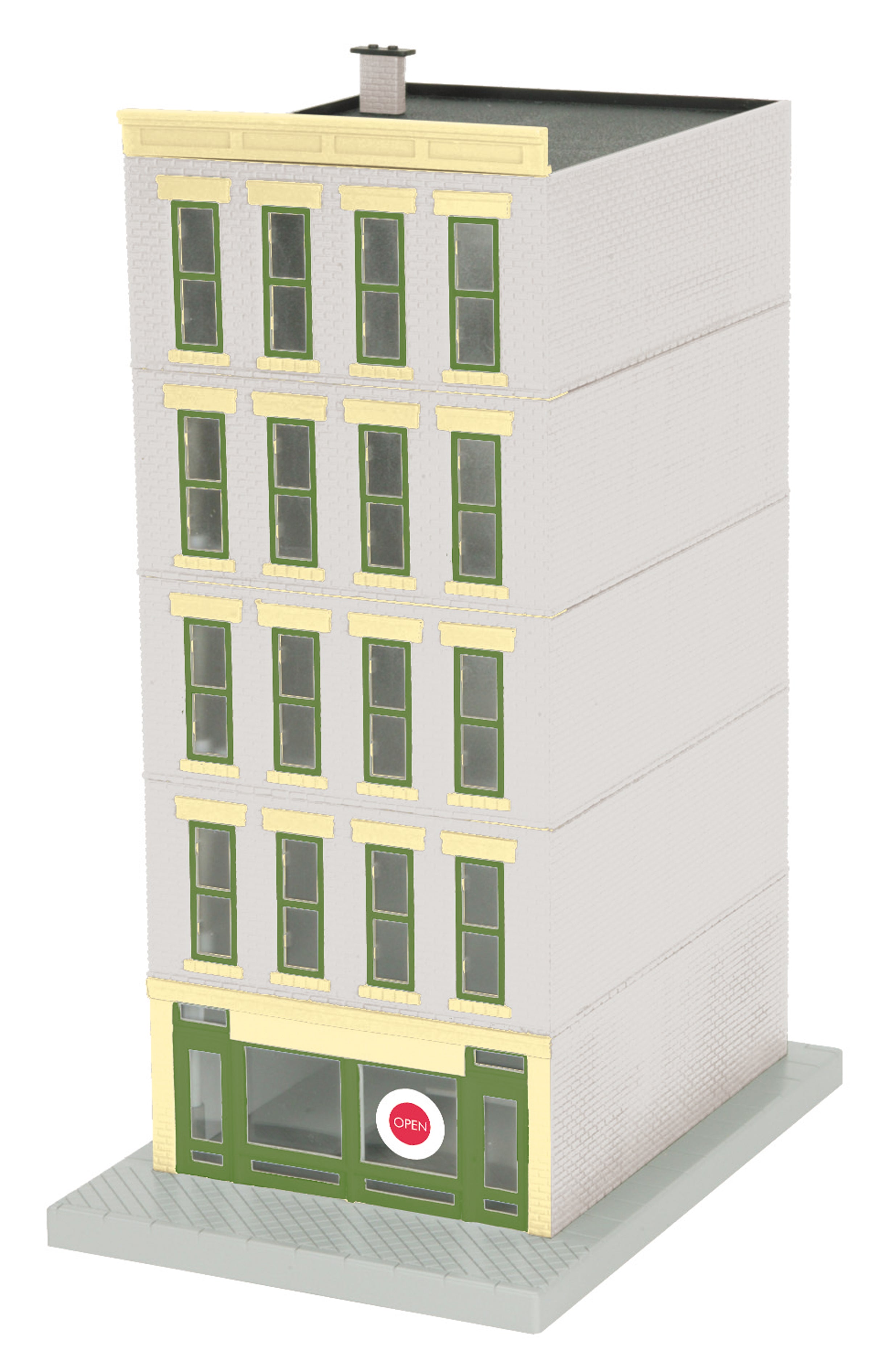 MTH # 30-90556 Grand Hotel 5-Story Hotel w/Blinking Sign
