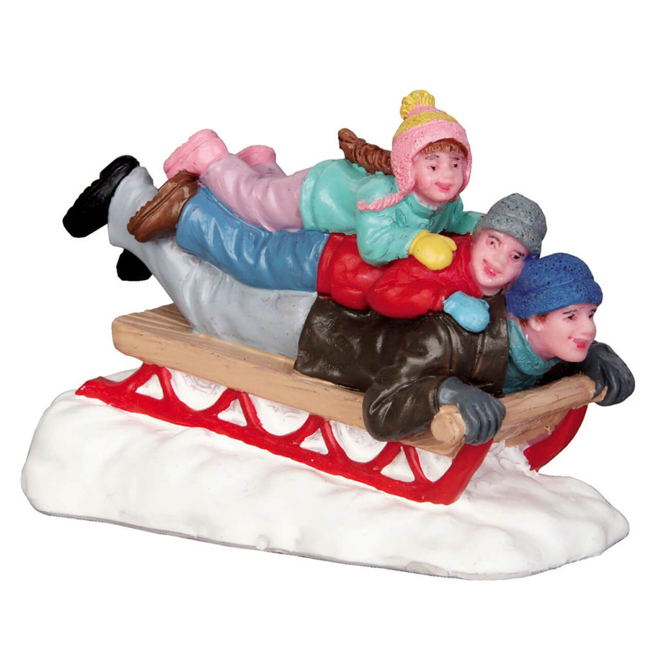 Lemax # 52329 Sledding With Dad