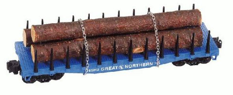 Lionel # 17554 Burlington Northern Log Car