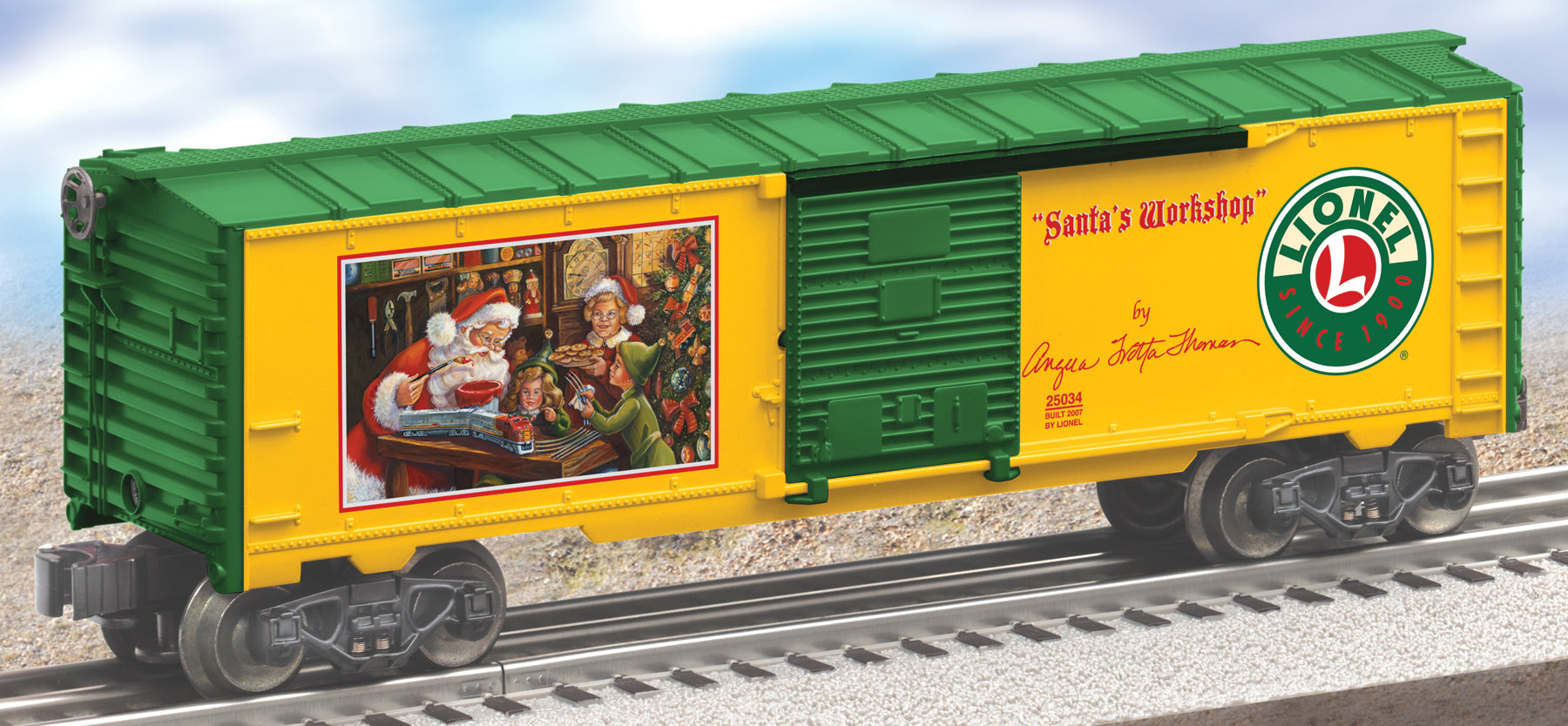 Lionel # 25034 Angela Trotta Thomas "Santa's Workshop" BoxCar