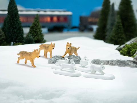 Lionel # 24252 The Polar Express Wolves/Rabbits Animal Pack