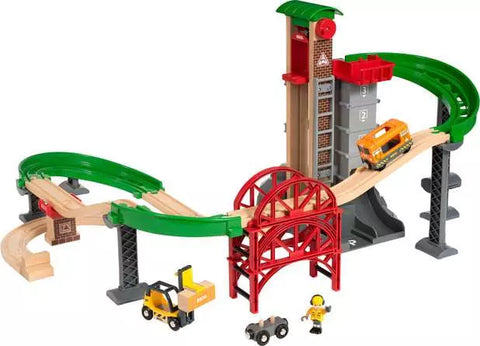 Brio # 33887 Lift & Load Warehouse Set