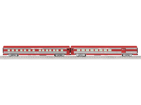 Lionel # 82579 Texas Special 21" Streamlined Passenger Car 2 Pack