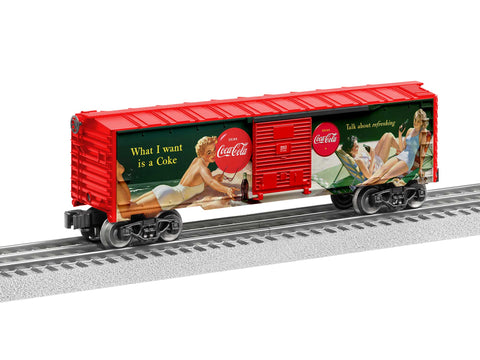 Lionel # 84612 Coca-Cola Pin-Up Girls Boxcar
