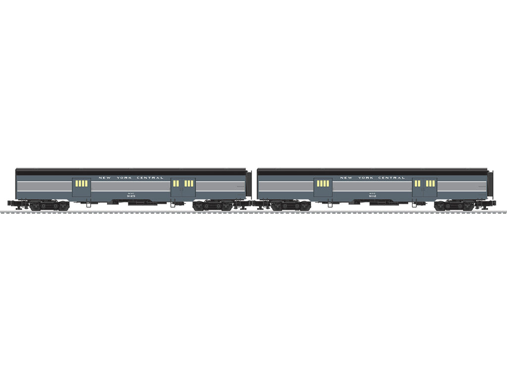 Lionel # 85327 NYC Baggage Car 2 Pack #9112,9125
