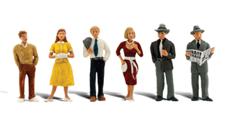 Woodland Scenics #A2763 O Scale Pedestrians