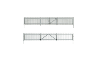 Woodland Scenics # A3004 Picket Fence
