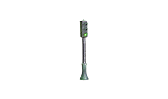 Woodland Scenics # JP5664 Pedestal Traffic Lights / 4 Lights (2 Red, 2 Green )