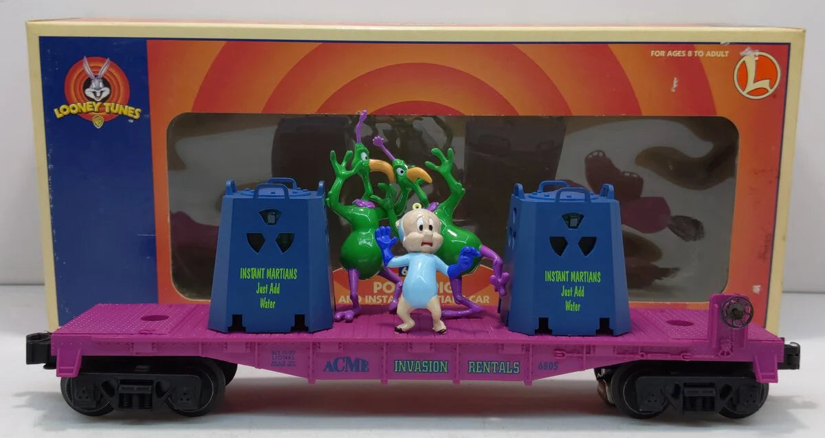 Lionel # 16754 Porky Pig & Instant Martians Car