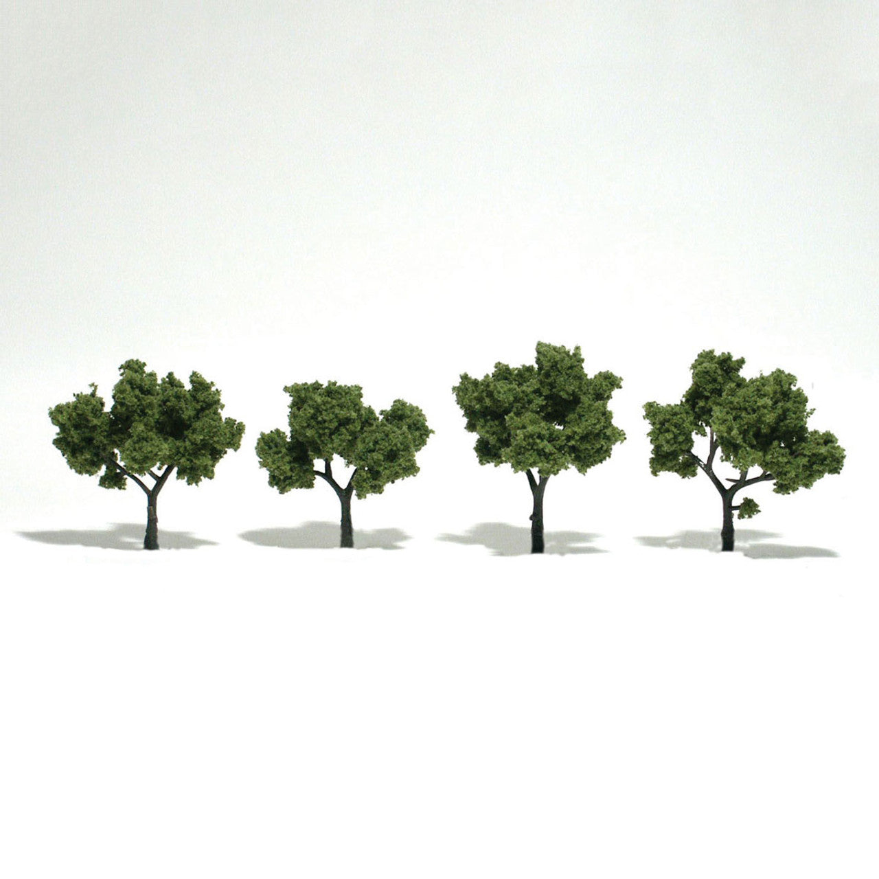 Woodland Scenics # TR1503 Light Green 2" to 3" Trees / 4-Pack