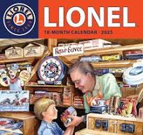 Lionel # 51699 2025 18-Month Calendar
