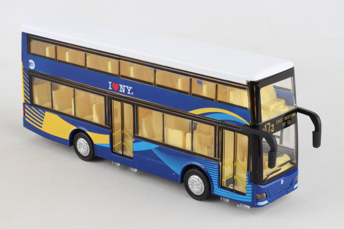 Daron # NY135610 New York City Double Decker Bus W/ Lights & Sound