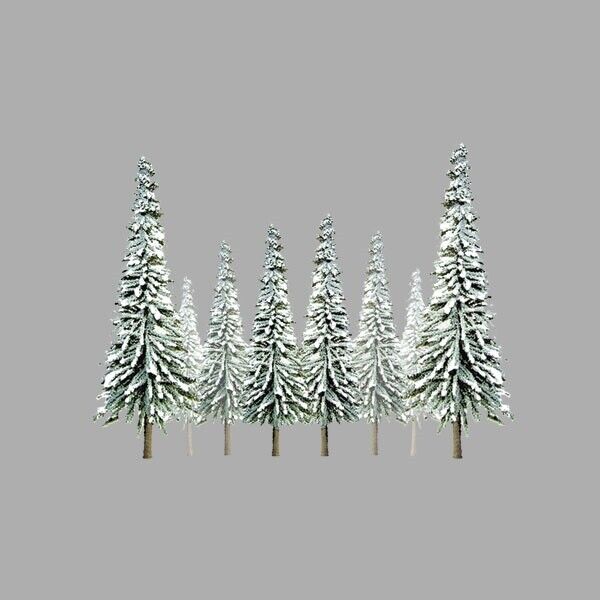 JTT # 92008 6"-10" Scenic Snow Spruce. 12pc