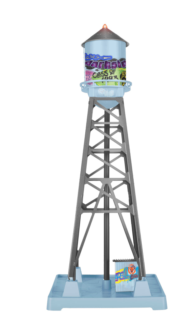 Lionel # 2229270 Industrial Water Tower W/Graffiti