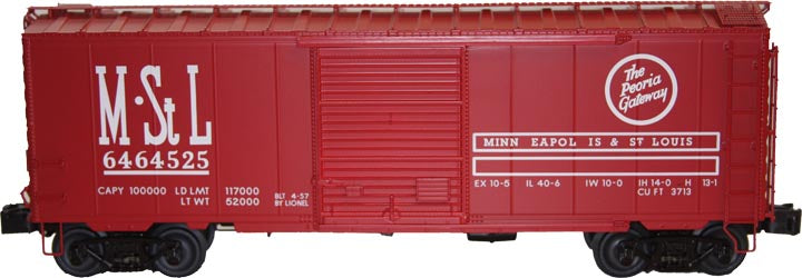 Lionel # 29263 Minneapolis & St. Louis BoxCar