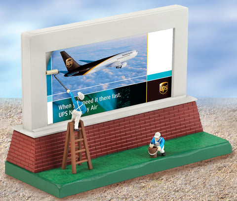 Lionel # 24201 UPS Operating Billboard Signmen