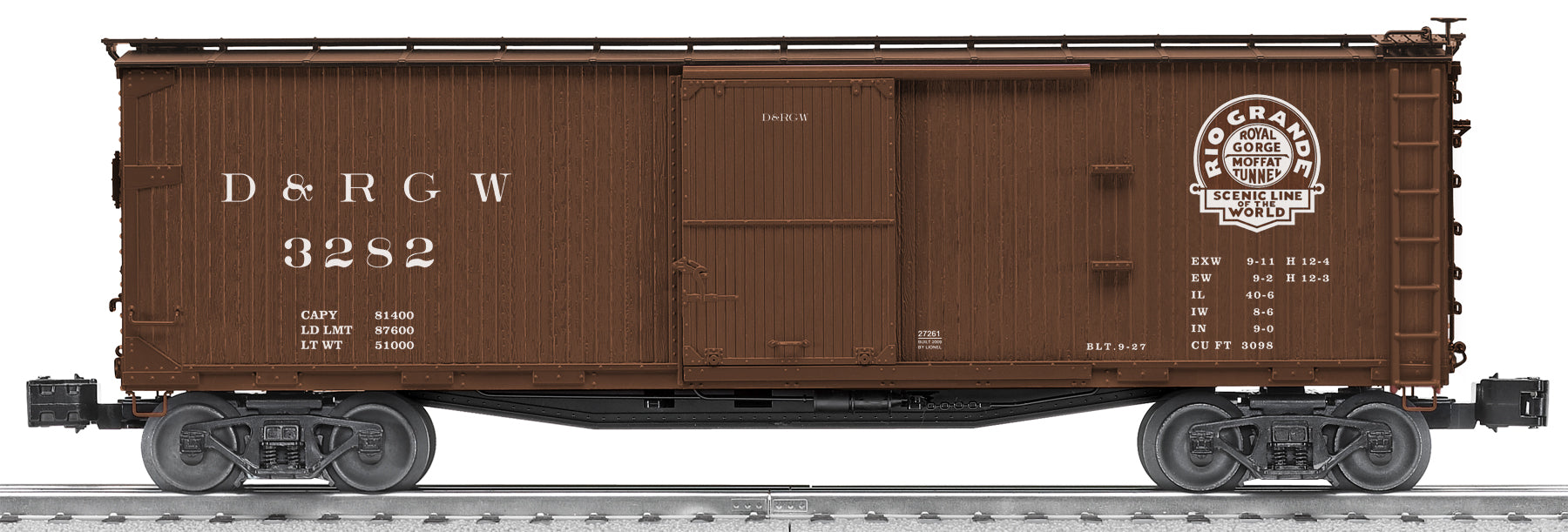 Lionel # 27261 Denver & Rio Grande Western BoxCar