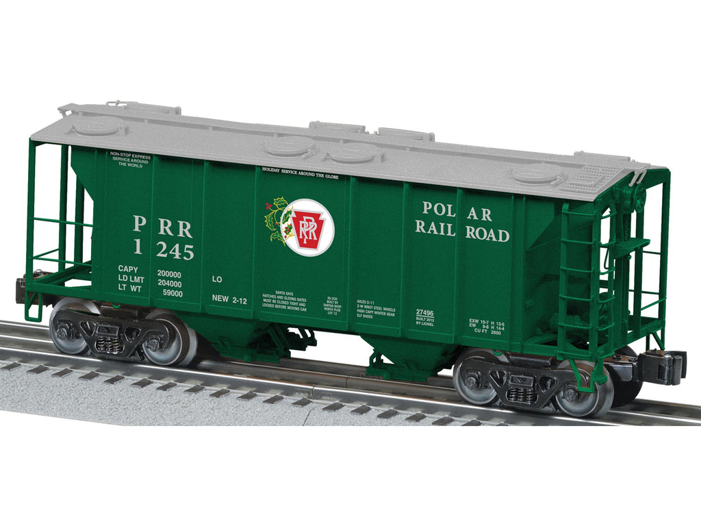 Lionel # 27496 Polar RailRoad PS-2 Hopper # 1245