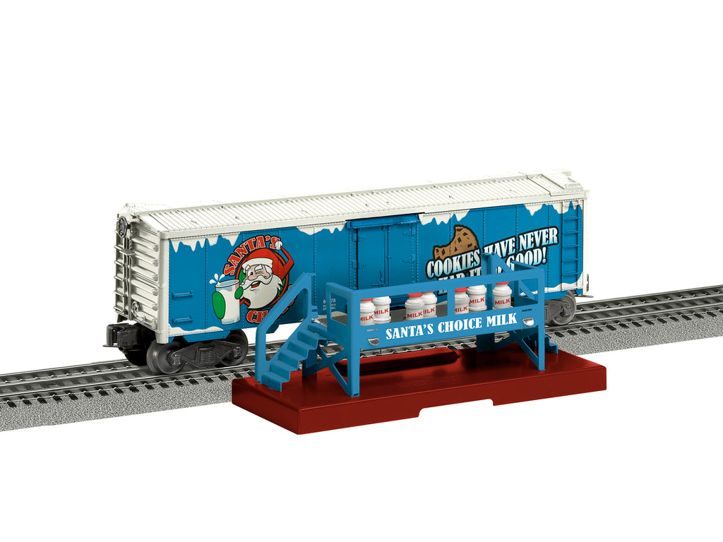 Lionel # 84378 Santa"s Choice Milk Car With Platform