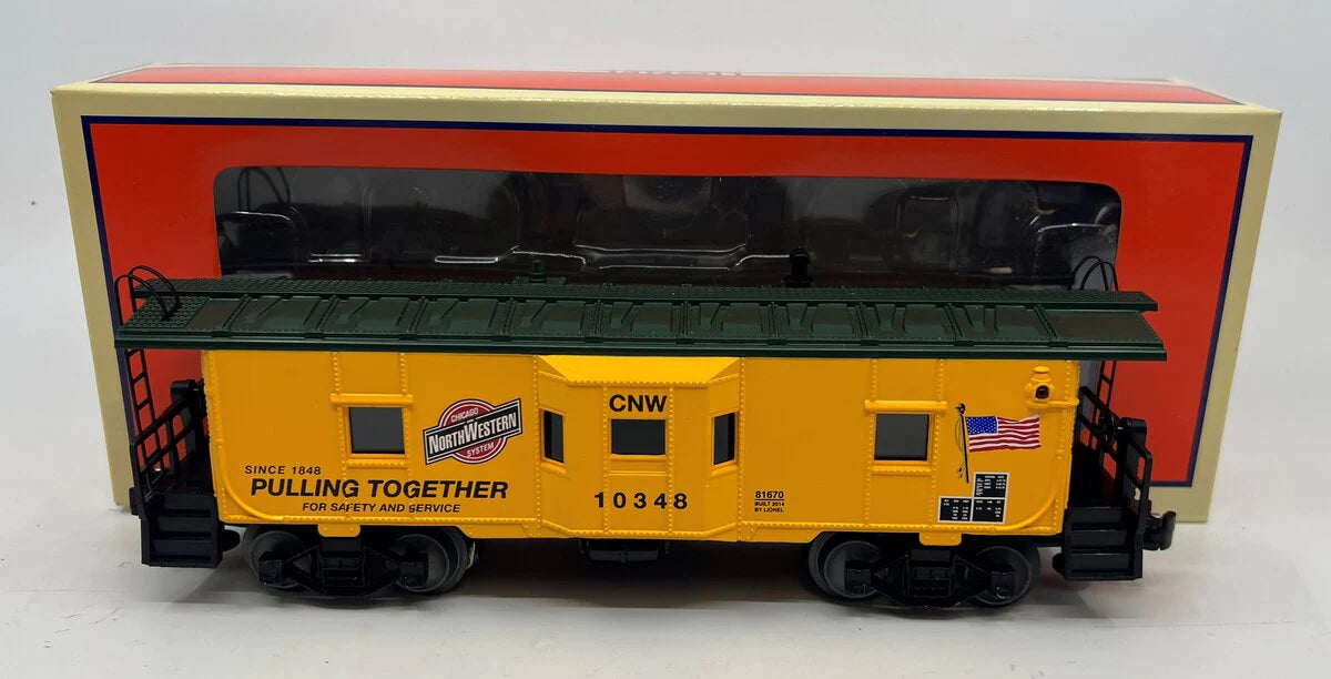 Lionel # 81670 C&NW Bay Window Caboose #10348