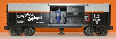 Lionel # 52178 Burlington Time Zone Operating Boxcar