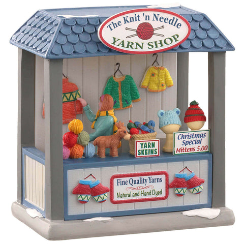 Lemax #04760 The Knit 'N Needle Yarn Shop