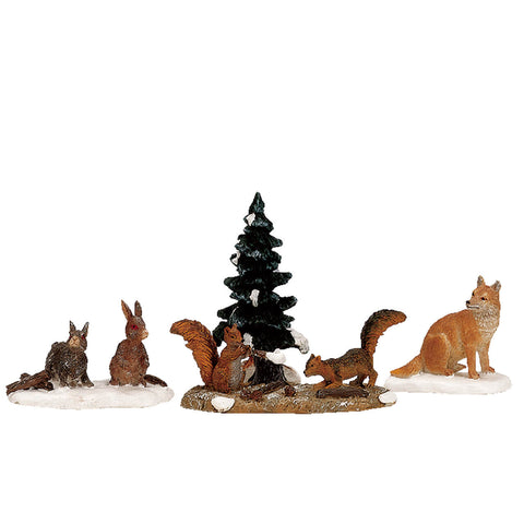 Lemax # 12516 Woodland Animals Set Of 4