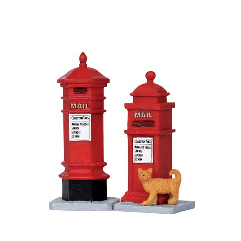 Lemax # 14362 Victorian Mailboxes, Set Of 2