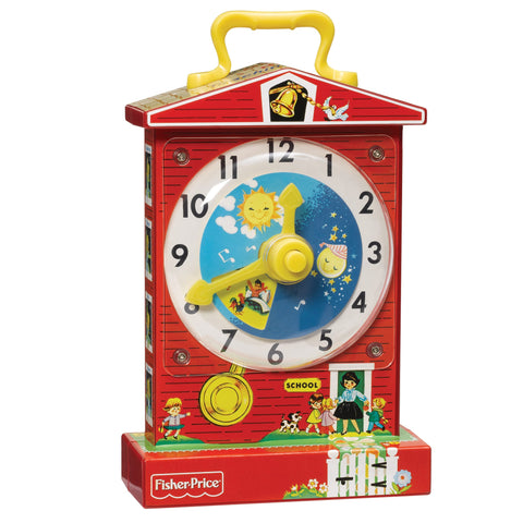 Fisher Price # 01698 Music Box Teaching Clock