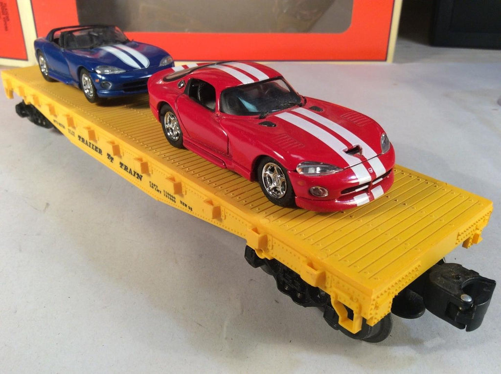 Lionel # 17527 FlatCar With DodgeVipers