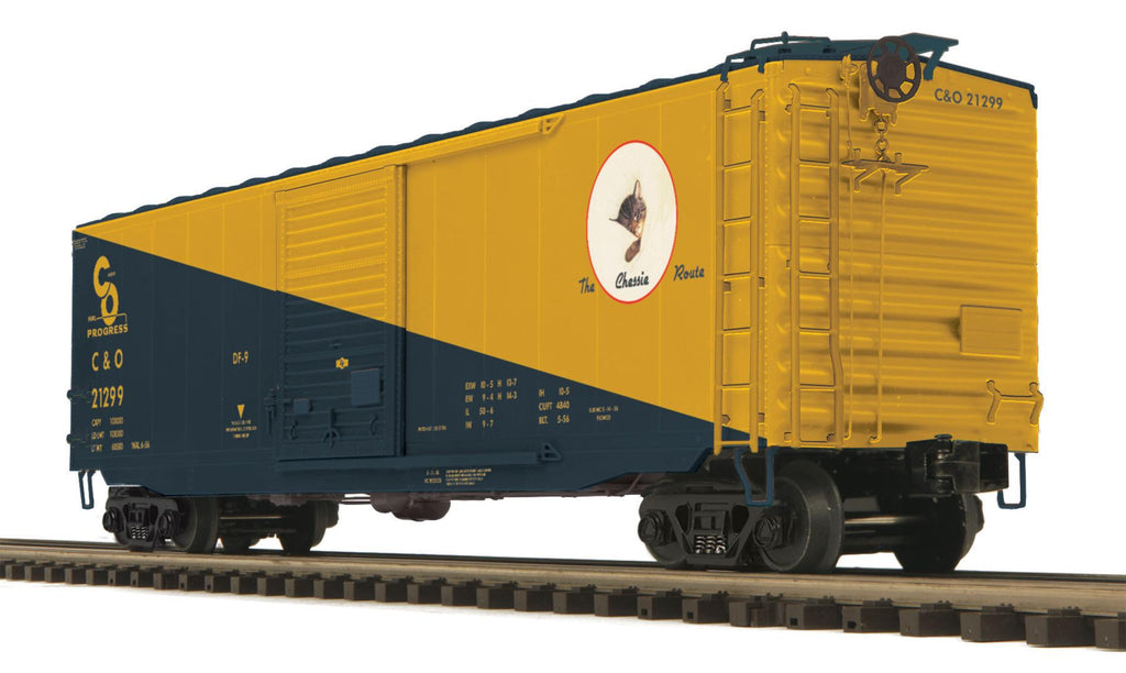 MTH # 20-93584 Chesapeake & Ohio 50'PS-1 Box Car w/Youngstown Door
