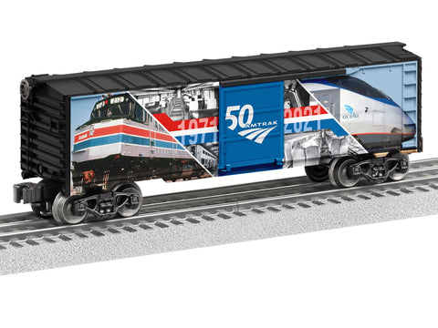 Lionel # 2138040 Amtrak 50TH Anniversary Boxcar