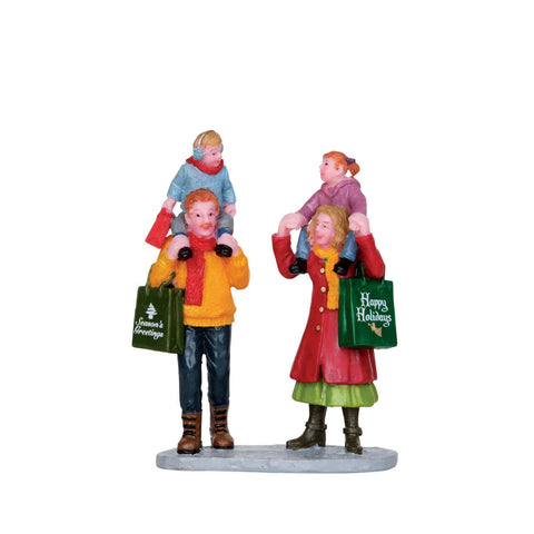 Lemax # 22022 Family Christmas Shopping