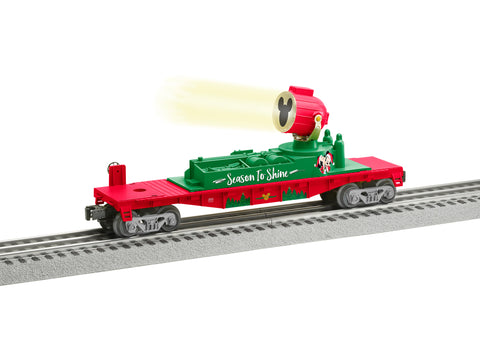 Lionel # 2228230 Mickey & Friends Christmas Searchlight Car