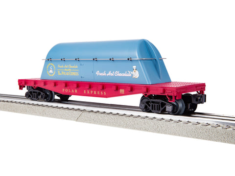 Lionel # 2328290 The Polar Express Flatcar with Hot Chocolate Container