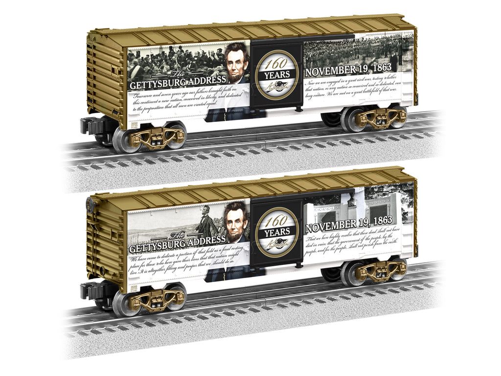 Lionel # 2338260 Gettysburg Address 160th Anniversary Boxcar